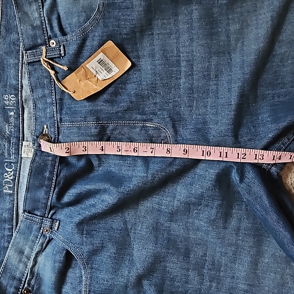 New with Tags  PD&C Paper Denim Cloth Men's Slim Straight Jeans  46X30  OWEN $98 - Picture 14 of 17